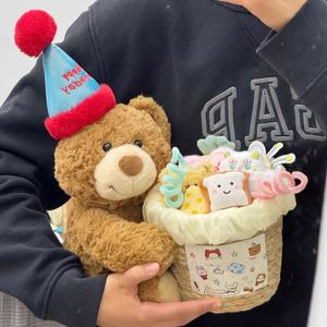 Oso <span class=keywords><strong>de</strong></span> Peluche, Lindo, para Regalo <span class=keywords><strong>de</strong></span> Cumpleaños, Pastel <span class=keywords><strong>de</strong></span> Cumpleaños, <span class=keywords><strong>Caperucita</strong></span> <span class=keywords><strong>Roja</strong></span>, Relleno <span class=keywords><strong>de</strong></span> Algodón PP, Juguete <span class=keywords><strong>de</strong></span> Peluche - Product Image 3