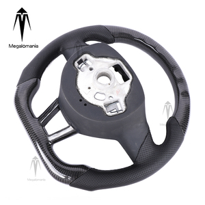 Volante de Cuero con LED y Fibra de Carbono para Skoda Kodiak, Skoda Yeti, <span class=keywords><strong>Octavia</strong></span> RS, Fabia RS - Product Image 6