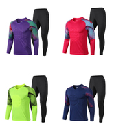 Uniforme de football de gardien de but absorbant la sueur de haute qualité Combinaison à manches longues