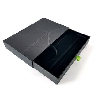 Caja de Regalo de Papel con Textura Especial <span class=keywords><strong>y</strong></span> Estampado en Oro Rosa, Caja Negra Mate con Acabado Brillante UV <span class=keywords><strong>para</strong></span> Joyería <span class=keywords><strong>y</strong></span> Prendas de Moda de Alta Gama - Product Image 6