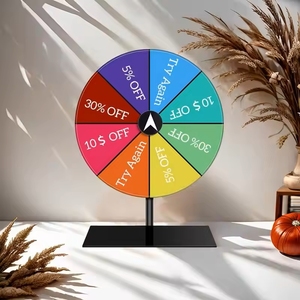 Roue Prix Spinnings Jeu Fortune Party Turn Plate Wall Carnival Raffle The Draw Tabletop Lottery Machine Winner Fun Turntable - Product Image 4
