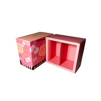 Boîte en carton rigide à motif floral en matériaux recyclés personnalisés pour l'emballage de cadeaux de thé aux herbes