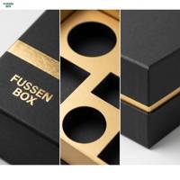 Boîte cadeau rigide noire haut de gamme en deux parties, étanche, pour vin et tequila, avec plateau intérieur et impression dorée, emballage de luxe pour spiritueux