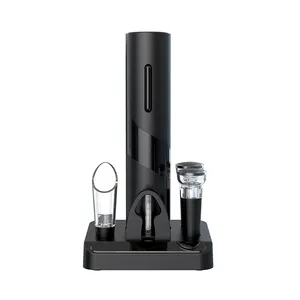 Electric Bottle Opener 2023 New Arrivals Best Seller Automatic Mini Bar Counter Beer Champagne Bottle Electric Wine Opener Set