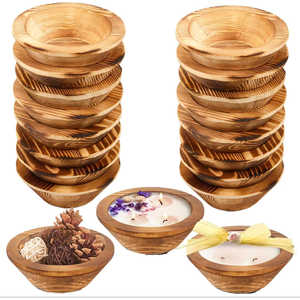 Bougeoir en bois Ornements de bureau Aromathérapie <span class=keywords><strong>Bougie</strong></span> Plateau Base Atmosphère festive Base de <span class=keywords><strong>bougie</strong></span> en bois massif - Product Image 4