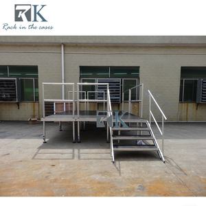 Soportes de aluminio para escenario de plataforma de 1M * 2M para espectáculos de eventos Configuración rápida - Product Image 1