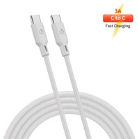 Câble de charge rapide USB Type C vers USB Type C PD 60W 3A Premium 1M 1.5M 2M pour iPad iPhone Samsung Tablette Ordinateur portable