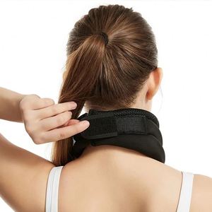 Support cervical réglable en mousse souple et durable pour le soulagement de la douleur cervicale pour les siestes de voyage en avion Produit de soins de santé - Product Image 3