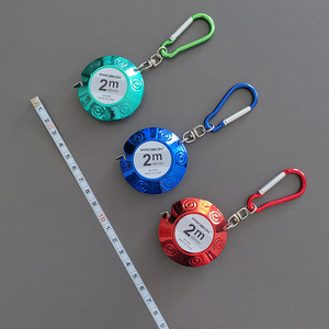 Probon Mini Tape Measure 2M Automatic Retractable Metric Steel Blade With Carabiner For Outdoor Use - Product Image 3