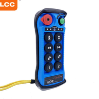 Q800 LCC 8 canaux bouton 4 mouvements 12v 24v palan de grue industrielle kit de télécommande sans fil avec arrêt d'urgence