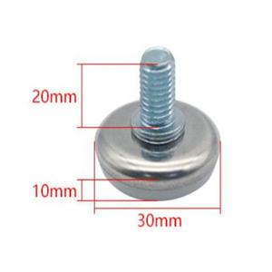 Swivel Furniture Leg Levelers <b>Adjustable</b> Leveling Feet Glide <b>Tables</b> Chairs Cabinets Workbench Shelving - Product Image 1