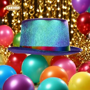 Yachen Bán Buôn Cầu Vồng <span class=keywords><strong>Top</strong></span> <span class=keywords><strong>Hat</strong></span> Đầy Màu Sắc <span class=keywords><strong>Top</strong></span> <span class=keywords><strong>Hat</strong></span> Năm Mới Đảng Cần thiết Cho Người Lớn Lấp Lánh Lễ hội Phụ Kiện - Product Image 5