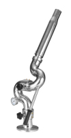 Sunroom DN100 PN16 Flanged Handle Operated Fire Water Monitor Bahan SS304 0.8MPa 1.0MPa Dapat Disesuaikan