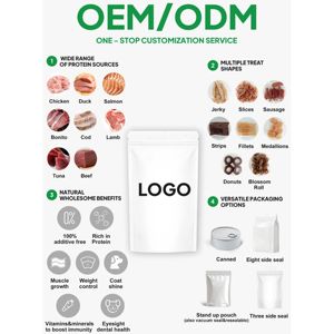 पेप्पी के लिए बारीक कटे हुए पालतू जानवर के लिए बारीक कटे हुए पालतू स्नैक डिहाइड्रेटेड क्रिस्टल चिकन स्ट्रिप्स - Product Image 6