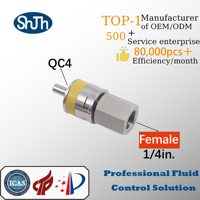Raccord rapide lisse haute pression mâle NPT à vis interne SHJH-LOK en acier inoxydable 316SS sans vanne, normes ASME ANSI API ASTM EN