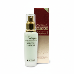 Base de maquillage au collagène naturel 3W CLINIC avec crème correctrice anti-brillance 50 ml, certifiée MSDS coréenne, pour femmes, tous types de peau - Product Image 2