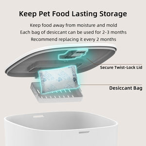 Pemberi makan kucing otomatis 6l, alat pemberi makan hewan peliharaan pintar Wifi, anjing kucing, 5G, Dispenser makanan anjing otomatis, kamera, alat makan hewan peliharaan pintar - Product Image 6