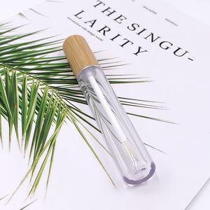 Tubo de Brillo Labial Ecológico de Lujo con Tapa de Bambú, Envase Vacío para Brillo Labial, Tubo de Plástico para Brillo Labial con Tapa - Product Image 2