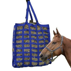 Free Sample Yingni GD-0013 Adjustable High-capacity Four Sided Fabric Slow <b>Feeder</b> Horse <b>Hay</b> Bag with Metal Hook Jiangsu China - Product Image 1
