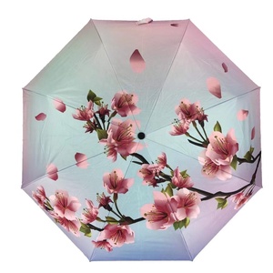 Chất lượng cao phong cách dù che nhẹ nhỏ gọn gấp Hướng dẫn sử dụng pongee phụ nữ Ô dù - Product Image 5