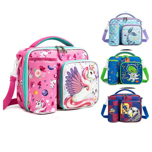 Sac isotherme pour enfants Sac à lunch pour étudiants Sac à lunch pour l'école Voyage en <span class=keywords><strong>camping</strong></span> Sac isotherme pour pique-nique - Product Image 2