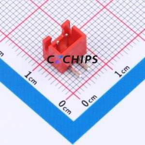 BX-XH2.54-2PWZ-R Wire-to-Board Pin Header Bent Lead Through Hole,P=2.54mm Connector 1x2P 2.5mm Right Angle Insert XH - Product Image 1