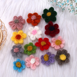 Fil à tricoter en mohair à six pétales pour artisanat DIY, accessoires pour cheveux, vêtements et chaussures pour enfants, doux, unisexe, pour tout-petits de 7 à 12 mois - Product Image 2