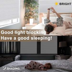 Semicerchio triangolo tonalita' cellulare irregolare <span class=keywords><strong>a</strong></span> nido d'ape <span class=keywords><strong>tende</strong></span> per finestra <span class=keywords><strong>a</strong></span> forma speciale su misura apice inclinato struttura ad arco superiore - Product Image 5