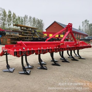 Farm <b>Cultivator</b> Spring Tine Weed Control Soil Cultivation Cotton Field Use Automatic Obstacle Lift Red - Product Image 5