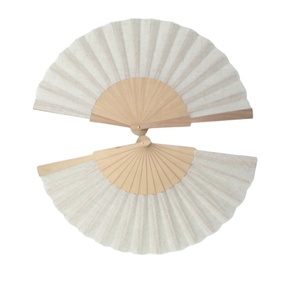 Abanicos de Madera de Bambú Hechos a Mano, Modernos y Sencillos, en Colores Sólidos, de 23 cm, para Bodas, Fiestas y Regalos - Product Image 2