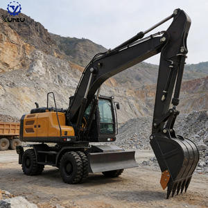 Excavatrice sur chenilles robuste à commande hydraulique, haute efficacité, avec capacités de chargement et de déchargement flexibles - Product Image 4