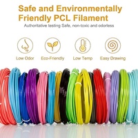 Kit de Lápiz 3D STEM Robot Caminante para Niños, Seguro a Baja Temperatura, Inalámbrico, Recargable, con Filamento PCL de 10 Colores, Juguete Educativo, Set de Regalo