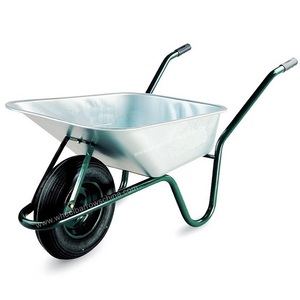 Modèle européen, brouette Limex, Altrad Limex Standard 85L, brouette de chantier pour la construction, jardin, 100L, bac galvanisé - Product Image 2
