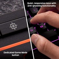HyperX Alloy Core 100% asli harga grosir di stok membran RGB Gaming lampu LED Keyboard berkabel