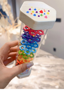 Jouet musical éducatif Montessori en bois pour bébé : tube sonore pluie, sablier, hochet – Cadeau idéal pour les tout-petits - Product Image 4
