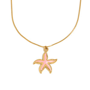 สร้อยคอจี้แฟชั่นฮาวายสำหรับผู้หญิงทำจากสแตนเลส316L 14K 18K - Product Image 5