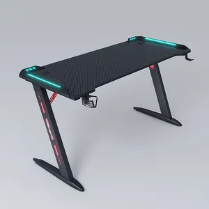 YZ grosir meja gaming komputer untuk pc desktop bentuk Z meja gaming