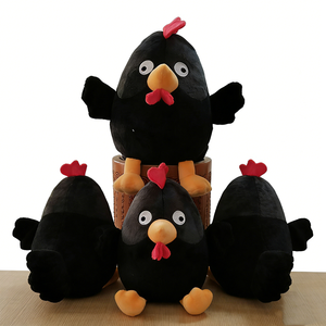 Peluche de pollo personalizado, regalo novedoso, pollo de peluche suave para niños pequeños - Product Image 2