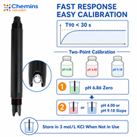 Électrode de pH industrielle en ligne PHG-206 RS-485 Modbus RTU 4-20mA pour systèmes d'automatisation de processus