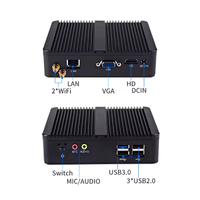 Increíble Mini PC industrial N2830 J1800 Bajo consumo de energía Pantalla dual Oficina/Computadora de juegos Chasis integrado OEM/ODM