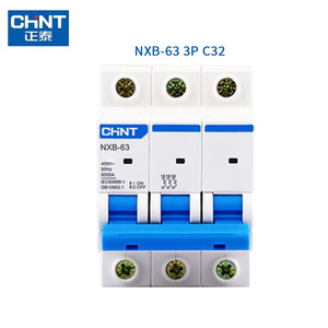 CHINT <span class=keywords><strong>NXB</strong></span>-<span class=keywords><strong>63</strong></span> 3 P <span class=keywords><strong>C32</strong></span>ขนาดเล็กคุณภาพสูงตัดวงจรอุตสาหกรรม CHINT MCB-C โค้ง3 P - Product Image 1