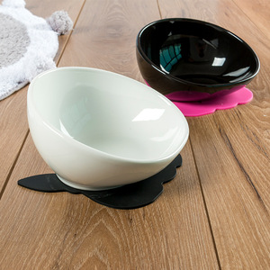 Comedero y Mesa de Comedor Ajustables de Cerámica para Perros, Diseño <span class=keywords><strong>Bulldog</strong></span> Francés, Ergonómico para la Columna Cervical - Product Image 3