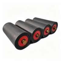 Rouleaux de convoyeur fournis par la Chine, rouleaux de convoyeur à bande en HDPE, prix, pièces d'équipement de manutention