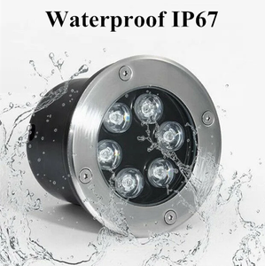 <span class=keywords><strong>Lampe</strong></span> LED encastrée au sol en acier inoxydable 9W <span class=keywords><strong>IP67</strong></span>, carrée, pour place publique, rue, cour, parc, jardin - Product Image 3