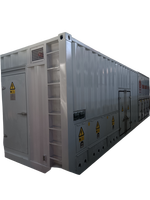 Banco de carga en contenedor de 3MW 3656kW, tipo resistivo/capacitivo, banco de carga ficticio de CA para pruebas de grupos electrógenos