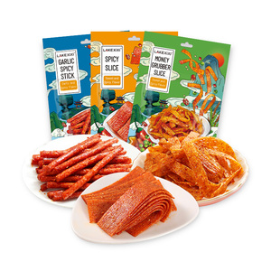 Snack chinois décontracté, délicieux, doux et épicé, en bandes et en tranches super épicées, Latiao, en sachet - Product Image 1