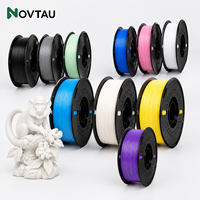 Filament d'impression 3D Novtau PETG Basic, rouleau de 1,75 mm, 1 kg, fournitures et consommables pour imprimantes FDM et FFF, pour modèles créatifs