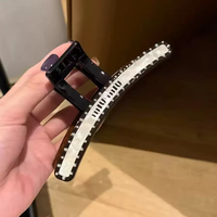 Pinces à cheveux de marque de créateur, polyvalentes, élégantes et sophistiquées, parfaites pour les soirées, accessoires pour cheveux pour femmes, pinces à cheveux avec lettres.