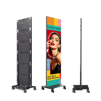 Afficheur LED numérique pliable Transtech P1.5 pour publicité intérieure, événements, expositions, mur vidéo