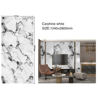 Panneau mural en PVC stratifié brillant effet marbre UV 1220*2440*3mm pour décoration intérieure de maisons et hôtels